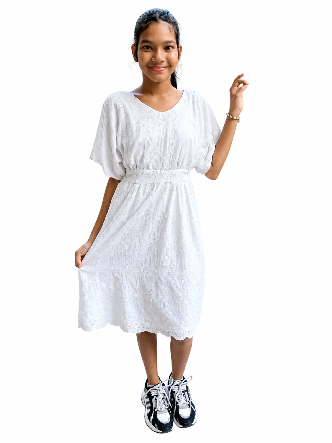 White dress